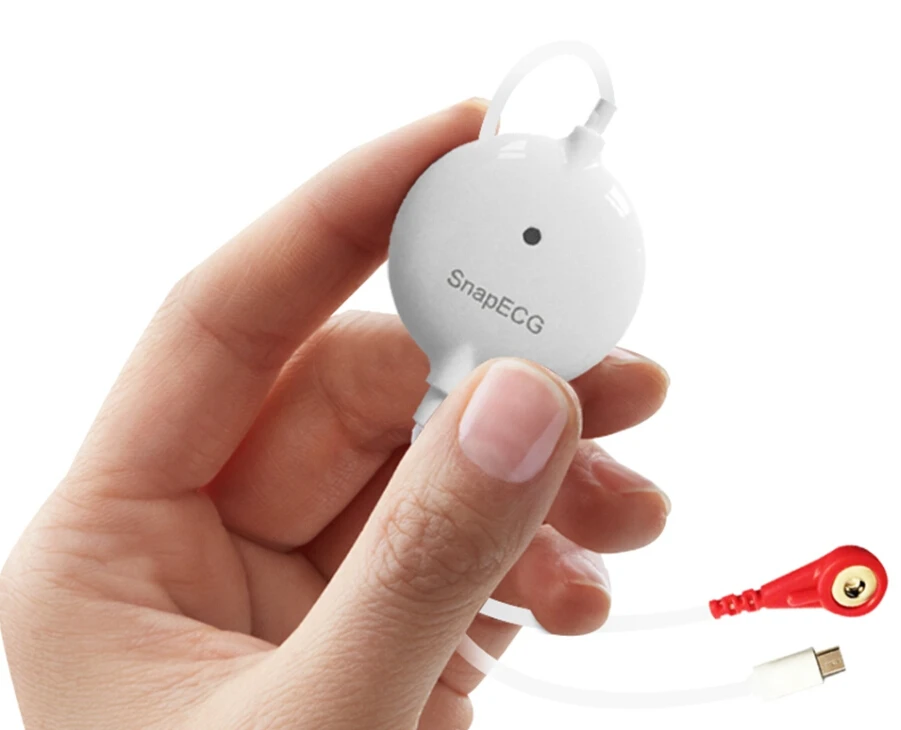  Pelvifine Portable wearable ECG Monitor Measurement Machine Mini Real-time heart Support Electrode 
