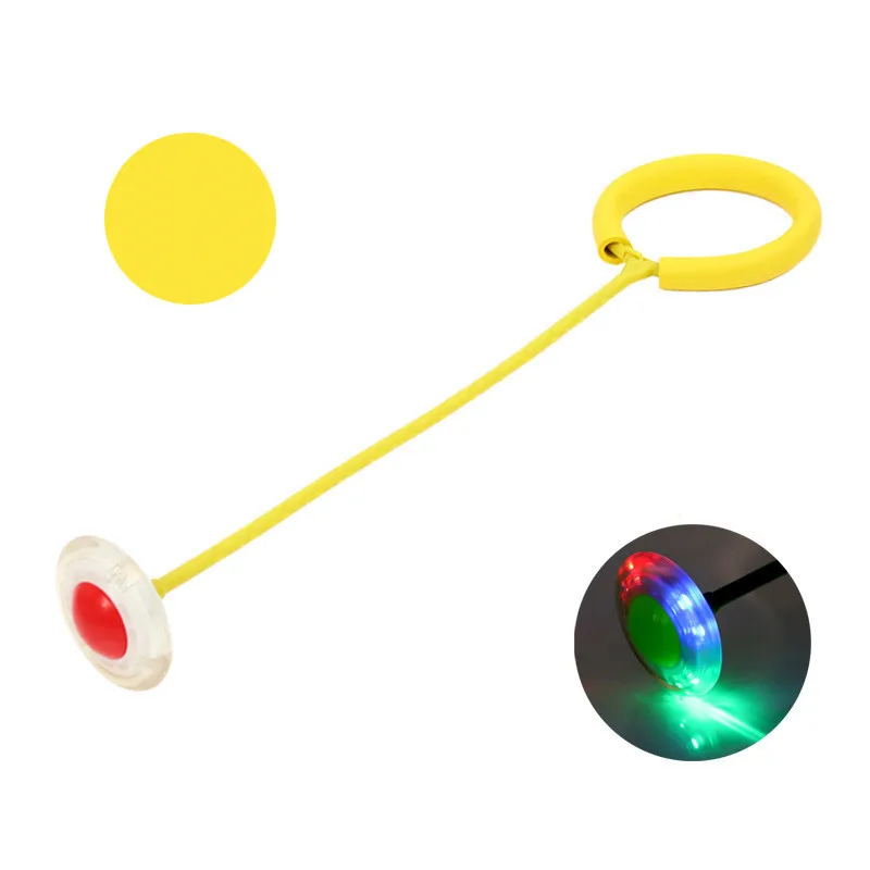 Flash Jumping Foot Force Ball Kids Outdoor Fun Sports Toy LED Children Jumping Force Reaction Training Ball Child-parent Games 7