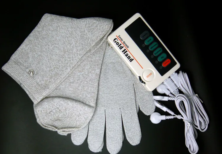 Dual TENS Machine Digital Electric Massager With Conductive Massage