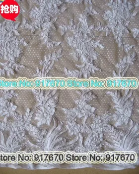 

Gorgeous French Embroided Detelle Lace, Cord Lace Trim Material for Wedding Sewing Dresses