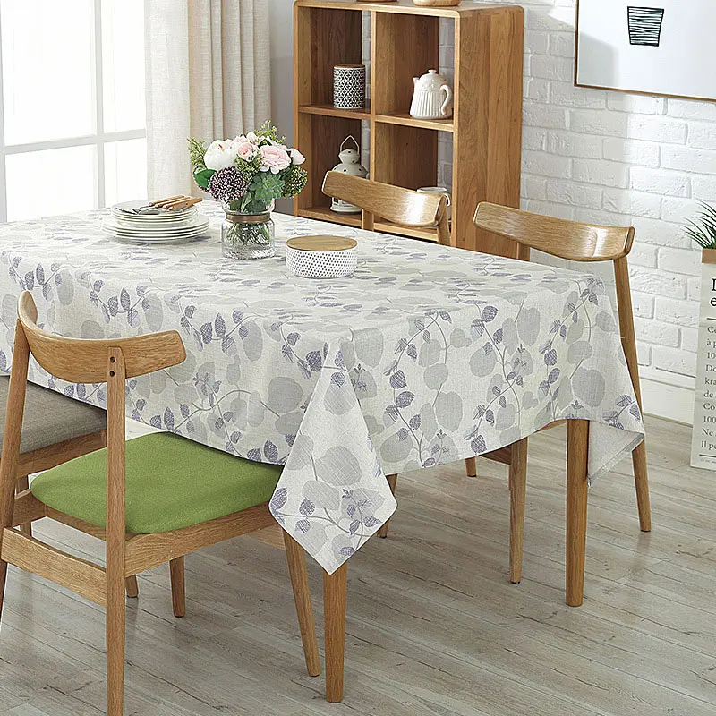 New Modern Minimalist Table Cloth Cotton Tablecloth Waterproof Clean Round Table Rectangular Tablecloth Hotel Coffee Home Dining