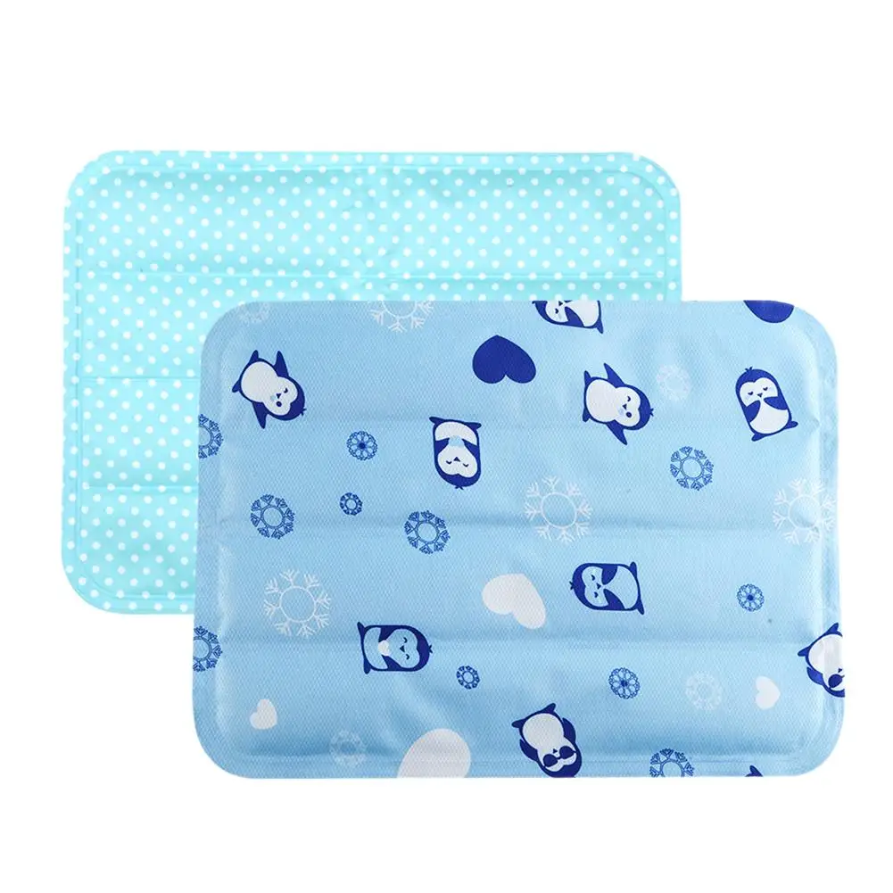 

Pet Pad Summer Cooling Mat Blue Pet Ice Pad Dogs Cats Sofa Portable Tour Camping Sleeping Pet Pad Cat Bite Resistant Mat