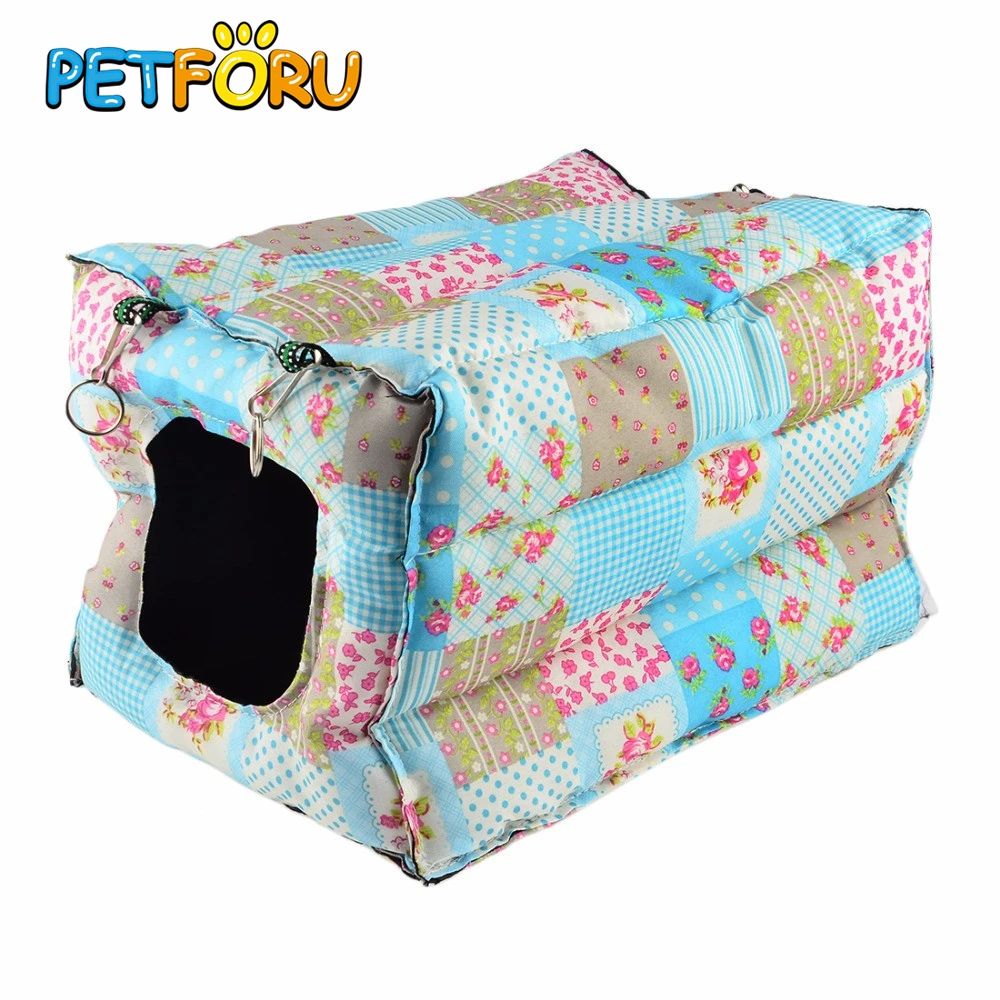 Petforu кошка висит теплый дом хлопок гамак маленькие животные Гнездо Кошка Кролик