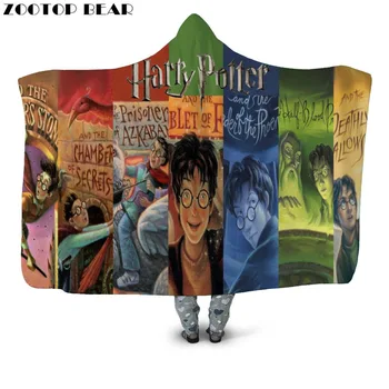 

Anime Movie Hooded Blanket Fashion Kid Popular Hero Adults 3D printed Fleece Soft Office Portable Wearable Hip hop Warm Bedding