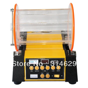 

New jewelry Diamond Lapidary polisher Medium Rotary Tumbler Variable Speed Time Tumbling 0-60 minutes Good Qualitygoldsmith tool