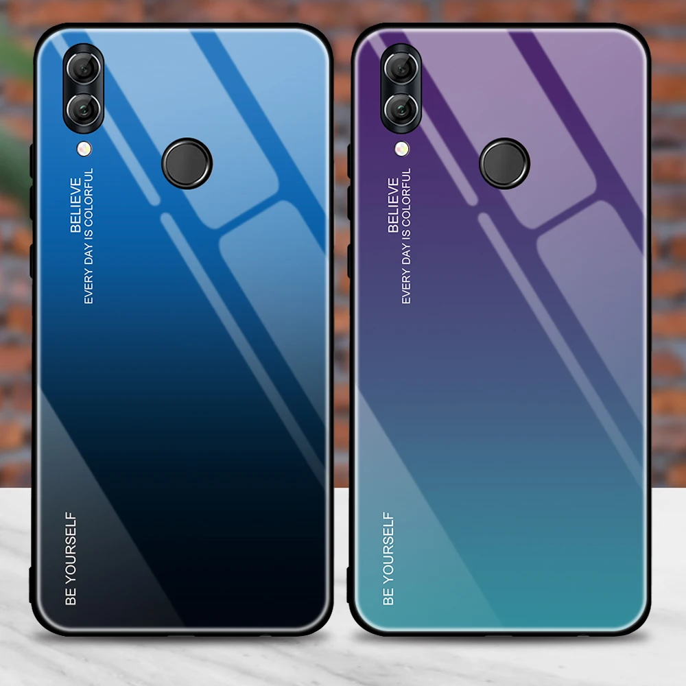 

360 Gradient Tempered Glass Case For Huawei P30 P20 Mate 20 10 Lite Pro Nova 3 4 3i 4E Honor 10 9 Lite 9i P Smart Plus 2019 Case