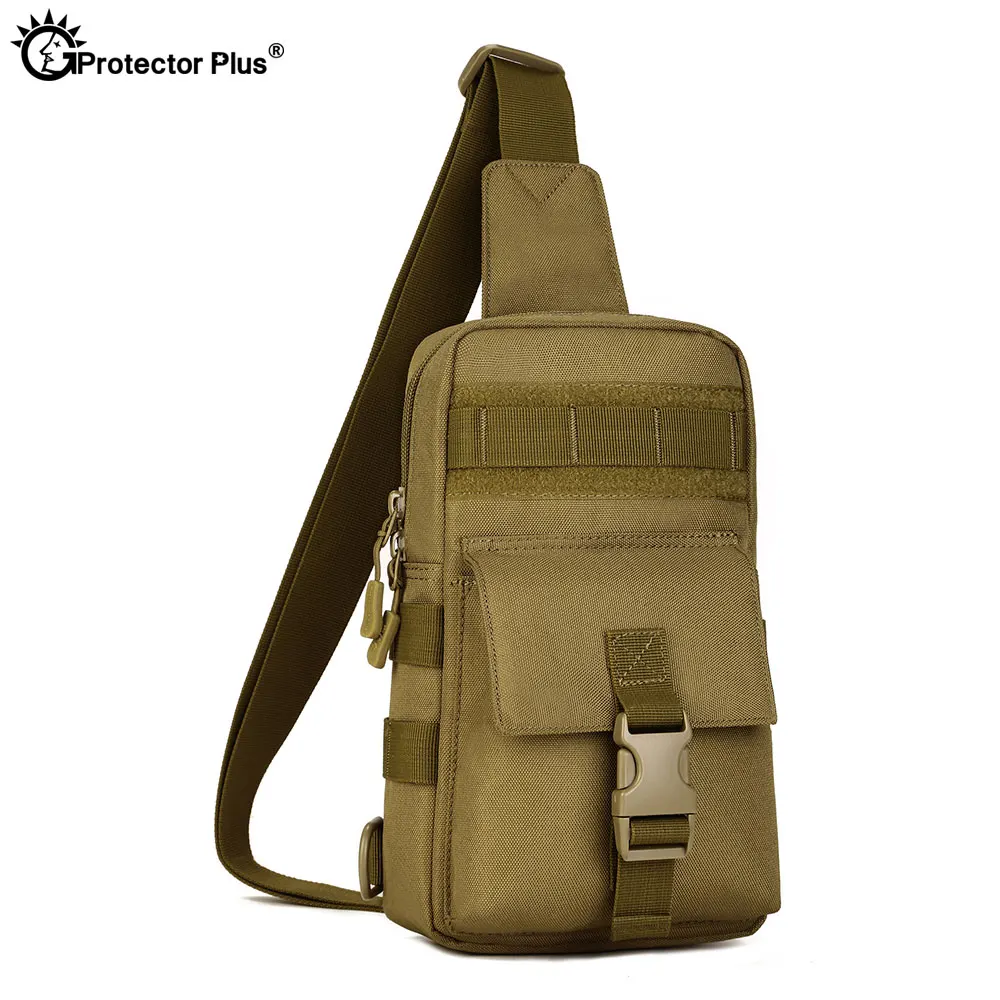 PROTECTOR PLUS Military Army Messenger Bag Tactical Outdoor Single