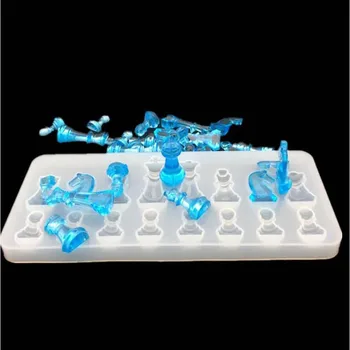 

1pc International chess DIY Resin Decorative Craft Jewelry Making Mold Silicone Mould epoxy resin mold for jewelry