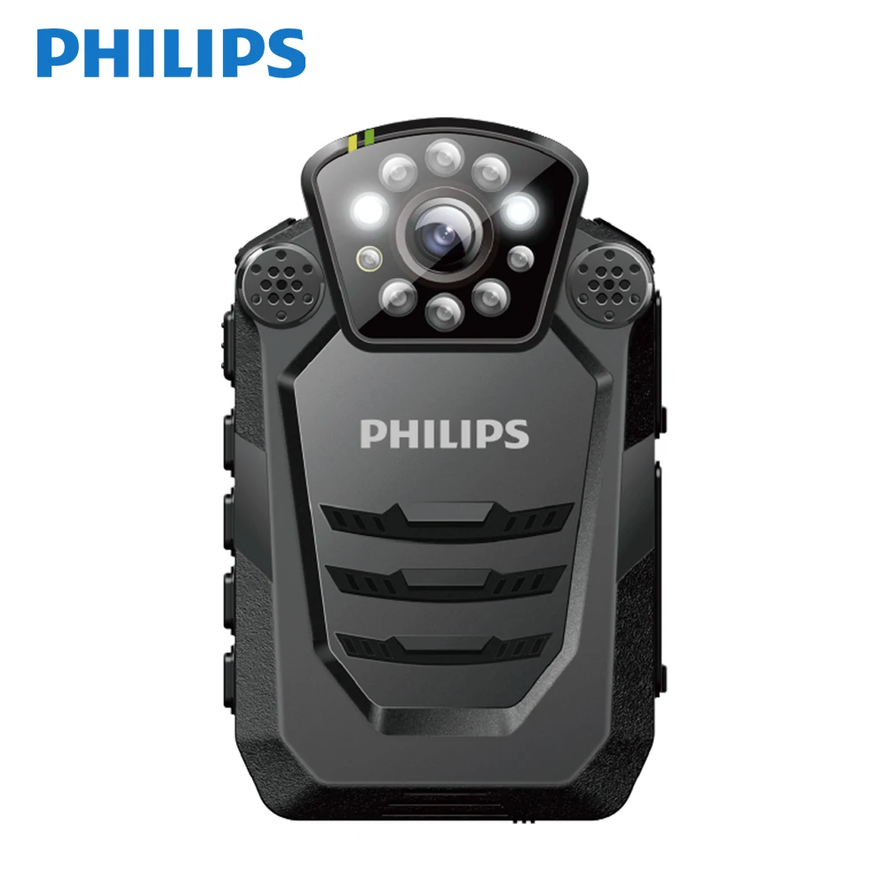 Philips VTR8200 полицейская камера для тела, инфракрасная, помощник по работе с правоприменительной системой, HD диктофон, камера для безопасности, 1080 P, ночное видение