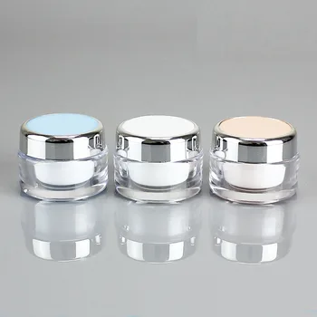 

20pcs 20g Refillable Bottles Travel Face Cream Lotion Cosmetic Container Plastic Empty Makeup Jar Pot