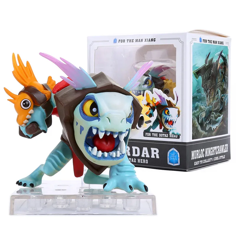  Game DOTA 2 Hero Lucifer Slardar Tiny Silkwood PVC Action Figures Collection Toys 4pcs/Set LLFG053