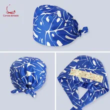 Новые шапки с принтом для докторов для мужчин и женщин Рабочие Шапки для операционного зала головные уборы для здоровья шапки