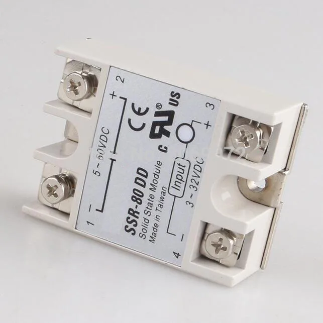 Твердотельное реле SSR 80DD 80A 3 32V DC TO 5 60 твердотельное реле|relay 30a|relay coilssr |