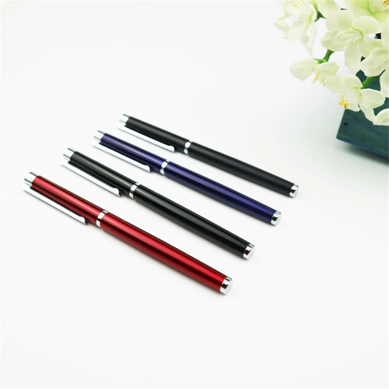1 pc 0.5mm Metal Fountain Pen school & office supplies stationery