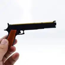 פלסטיק עצרת גומייה אקדח Shooter ירי רובים נשק חבילה בניין בלוקים פעולה איור לילדים צעצועי מתנה(China)