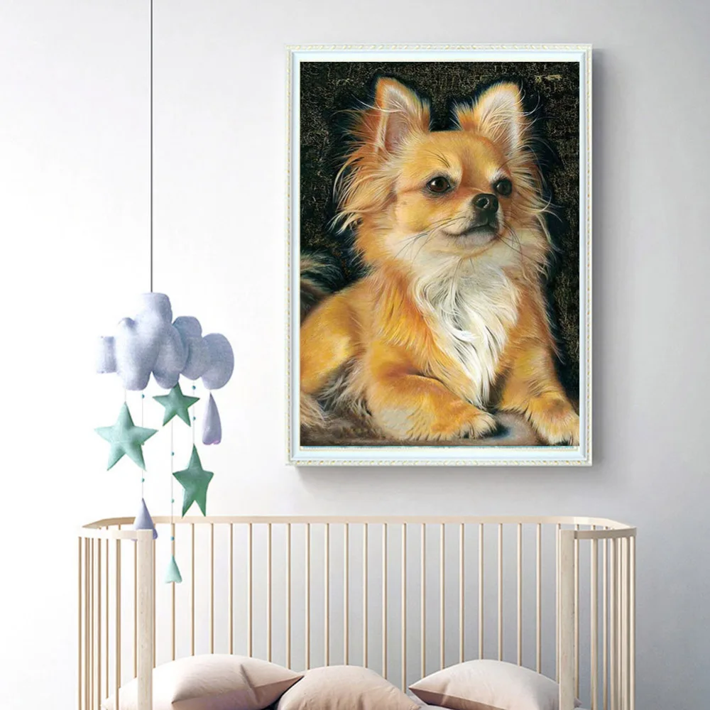 

5D diamond mosaic animal fox dog picture decoration set diamond painting DIY home craft painting