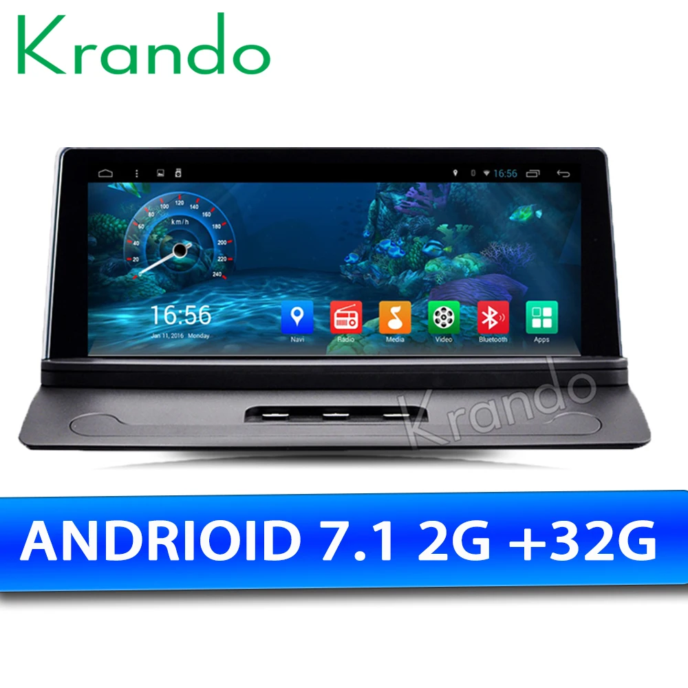 Excellent Krando Android 7.1 8.8" Full touch car Multimedia player radio GPS stereo for Volvo XC90 2007-2013 navigation system WiFi BT 1