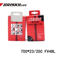 Высокое качество Kenda трубки 700x23/25 или однотрубки 48 мм длиной для шоссейных велосипедов