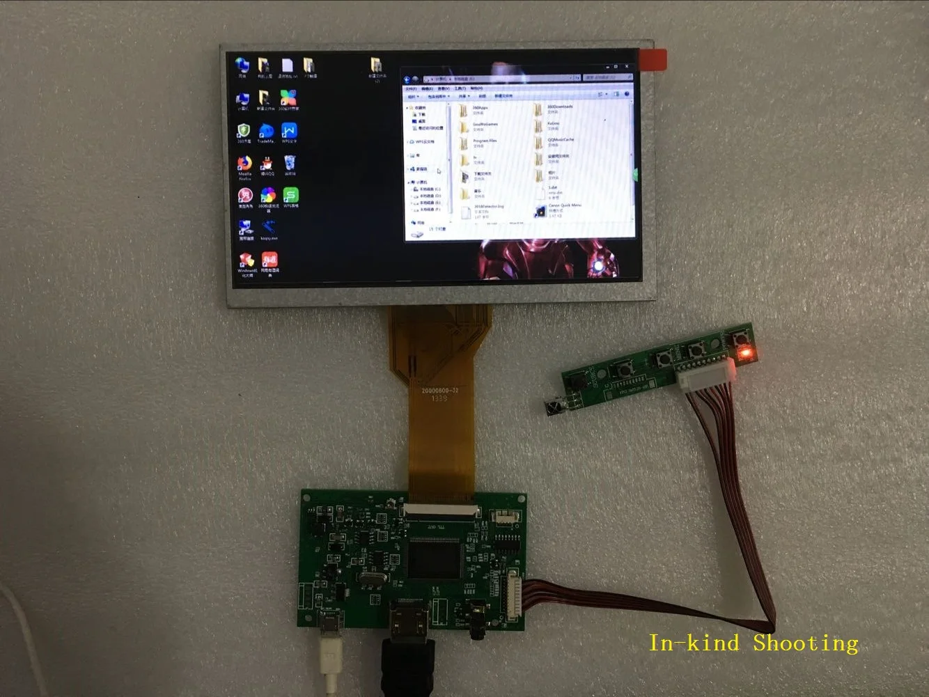 ЖК ttl LVDS плата контроллера HDMI VGA 2AV 50 PIN для AT070TN90 92 94 Поддержка автоматически Raspberry Pi драйвер платы