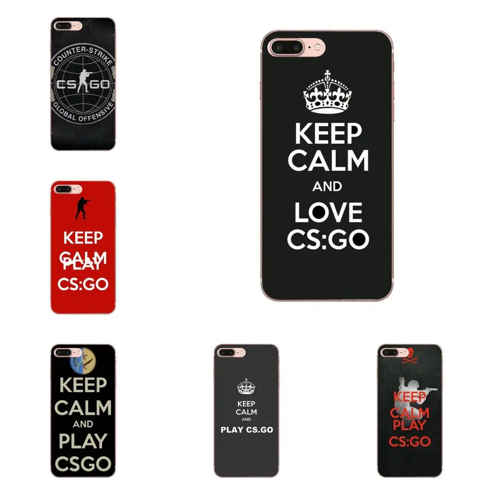 

TPU Cool Best Keep Calm And Play Cs Go For Sony Xperia Z Z1 Z2 Z3 Z4 Z5 compact Mini M2 M4 M5 T3 E3 E5 XA XA1 XZ Premium
