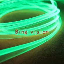 Автомобиль волокна Оптика сторона свечение оптоволоконный кабель юбка edge твердое ядро сторона свечение волокна кабель 3.0 мм Диаметр Мягкие и очень яркий