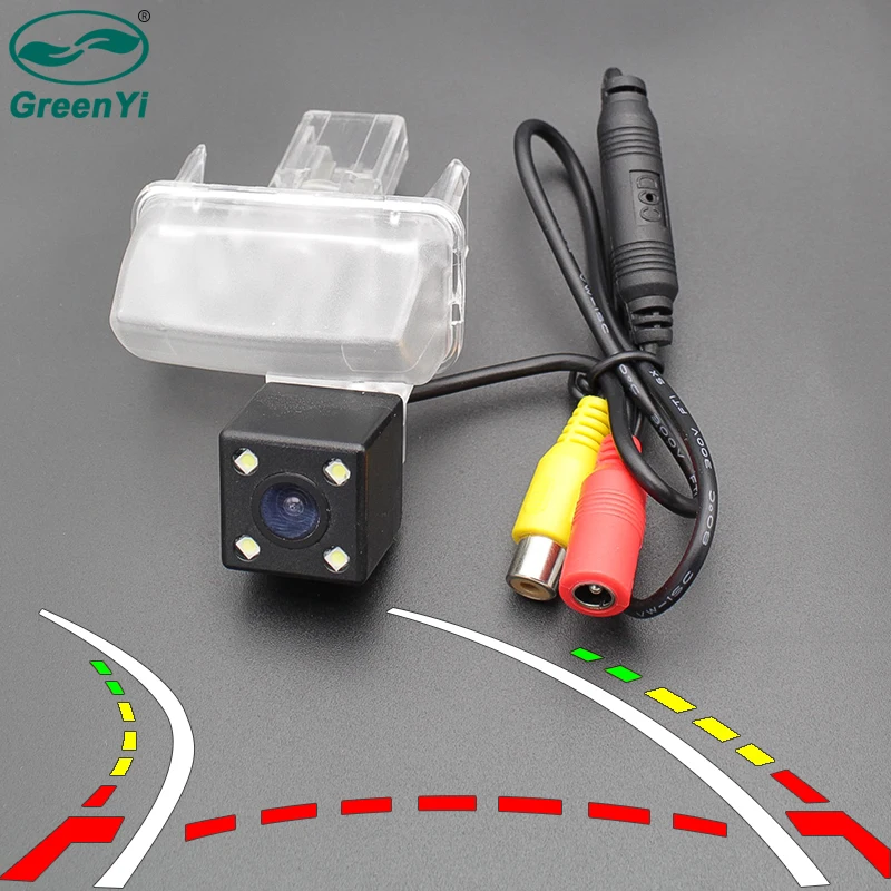 

GreenYi Dynamic Trajectory Parking Line Rear View Backup Camera for Toyota Corolla Yaris Vios Verso Camry Highlander 2014-2015