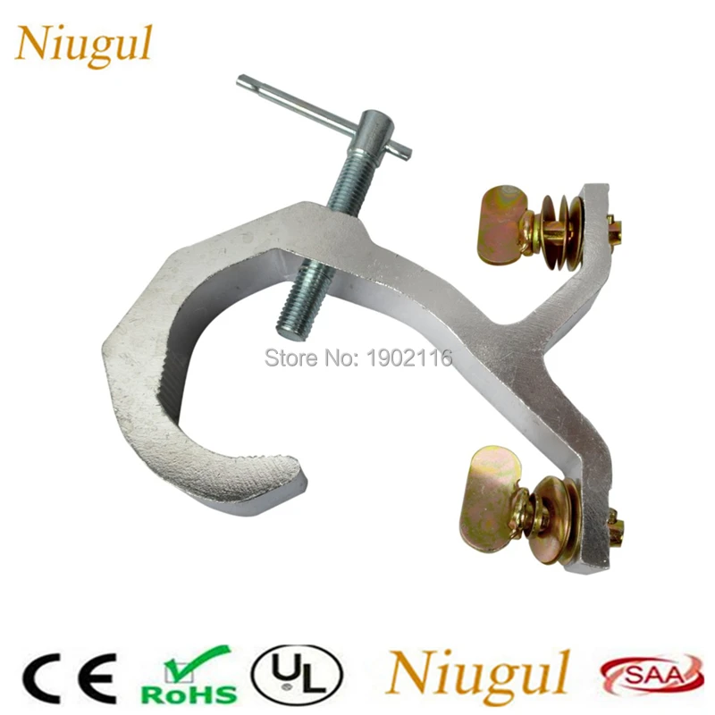 

20pcs/lot Big Clamp Lighting Mount For Stage Light Moving Head Light Beam Spotlight /Aluminum Stage Light Hook For Tube 25-58mm