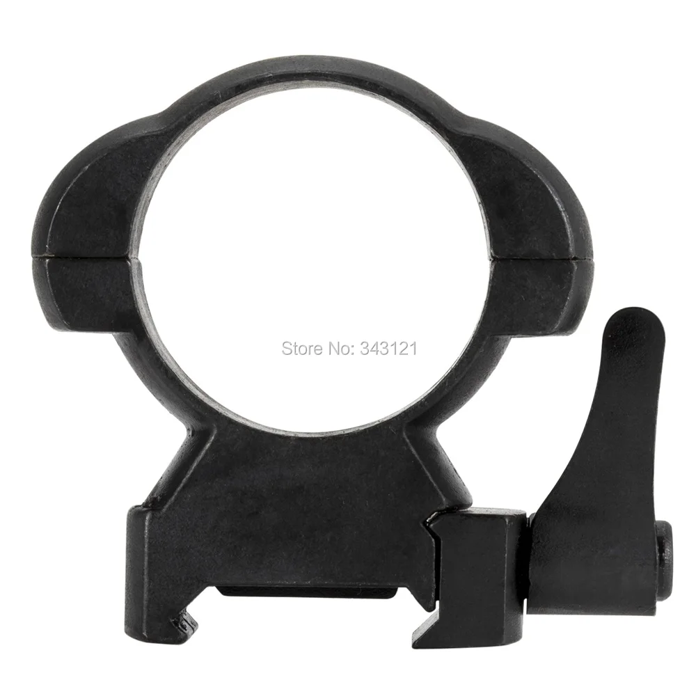 Alonefire Tático Alto Perfil Médio Liberação Rápida Picatinny Weaver Escopo Montagem Anel Brack k5 Aço 30mm 4 Cheap Acessórios e suporte de extensão