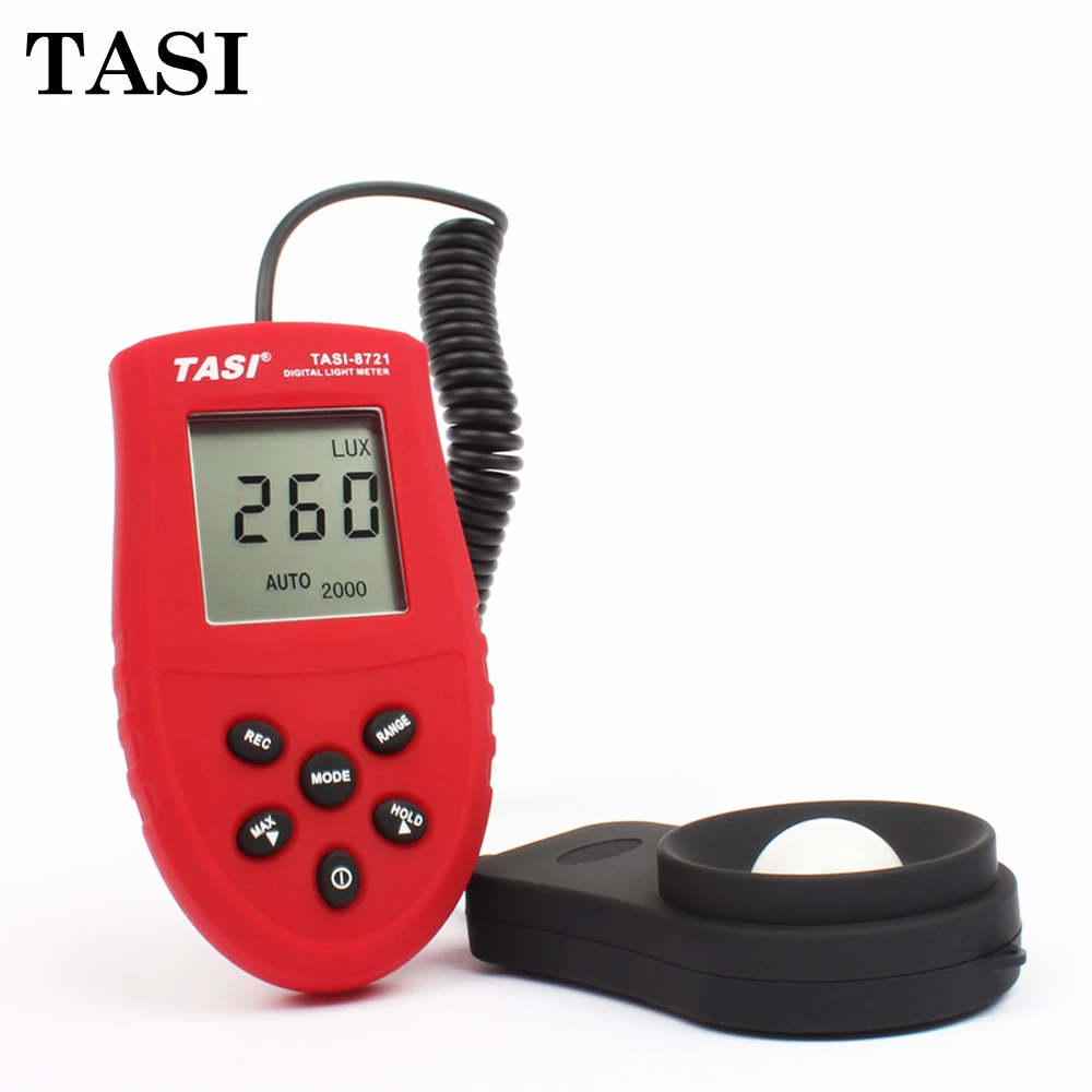 High quality TASI 8721 Split Light Luxmeter Meters 1 to 200000 Lux