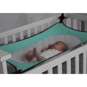 

104X76CM Infant Hammock Cartoon Printed Detachable Adjustable Protable Folding Cotton Newborn Sleeping Bed Outdoor Garden Swing