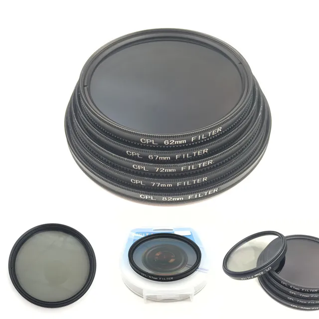Best Offers CPL Circular Polarizer Camera filter for Canon Nikon DSLR Camera lens 52mm/55/58/62/67/72/77/82mm