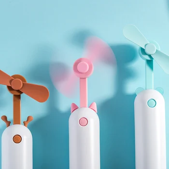 

Mini Foldable Fans USB Rechargeable Portable Adjustable Handheld Fan Cute Office Student Cooling Fan Home Decor Accessorise