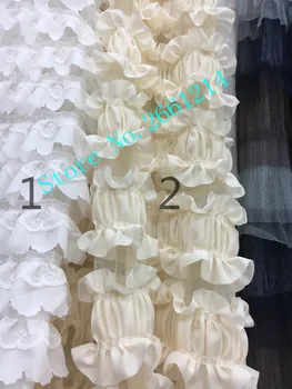 

high quality nigerian laces white african cord lace french net lace fabric for wedding dress