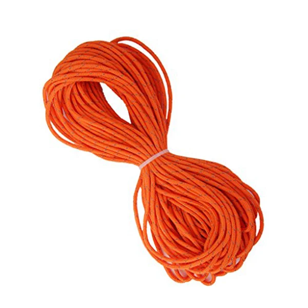 3 ملليمتر عاكس خيمة غي خط حبل التخييم الحبل Paracord 20 متر (البرتقال) 3 ملليمتر عاكس خيمة غي خط حبل التخييم الحبل Paracord 20 متر (البرتقال)