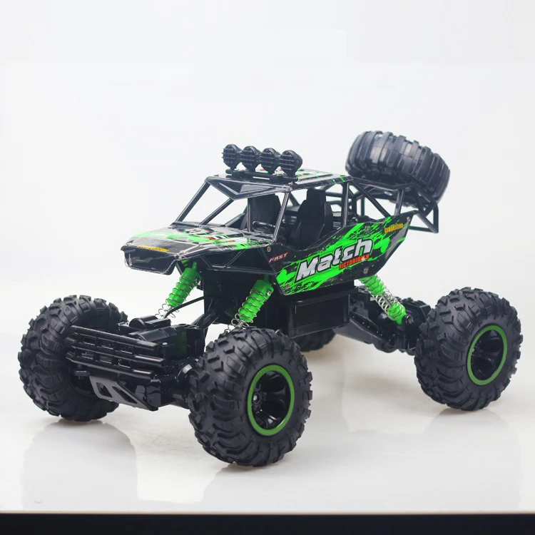 Радиоуправляемый автомобиль 1/12 4WD Rock Crawlers 4x4, вождение автомобиля, Двойные двигатели, привод Bigfoot, автомобиль с дистанционным управлением, модель автомобиля, внедорожник, игрушка в подарок - Цвет: 37cm 1 Battery Green