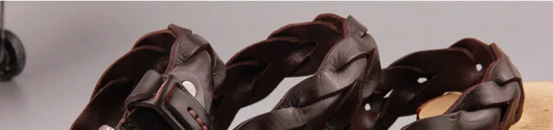 FAJARINA Ladies Fashion Design Pure Cow Skin Leather Belt Retro Styles Weave All-match Manual Cowhide Belts for Women N17FJ225 ladies belt