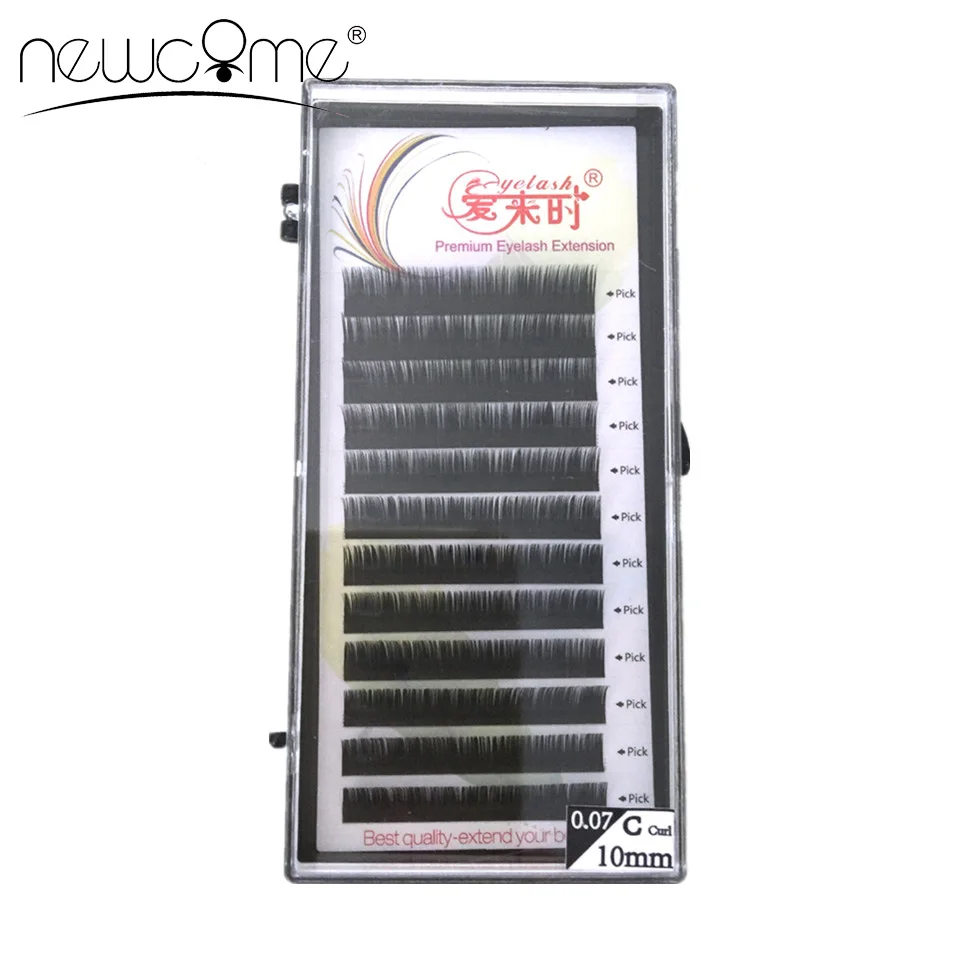 

12Lines/Tray B/C/D Curl Eyelash Extension False Mink Individual Eye lashes Natural Eyelashes Makeup Fake False Eyelash