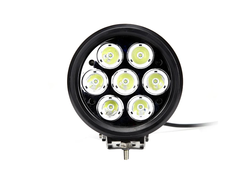 free shipping 2pcs lot 10 30v round 70w 12 volt led work 5 round driving lights