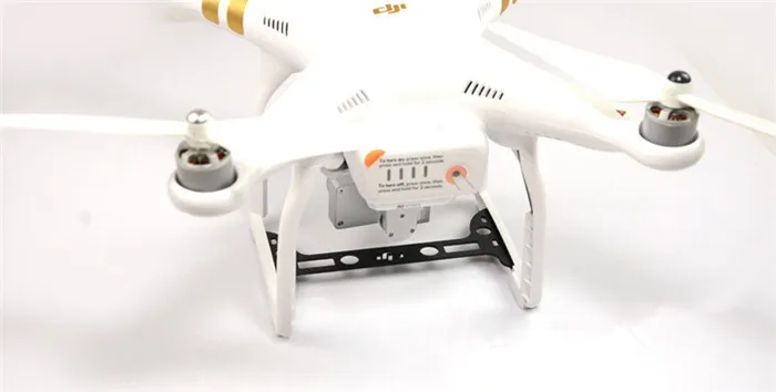 DJI Phantom 3 Landing Protector Plate Glass Fiber / Carbon Fiber Camera And Lens And Gimbal Guard Phantom 3 Accessory
