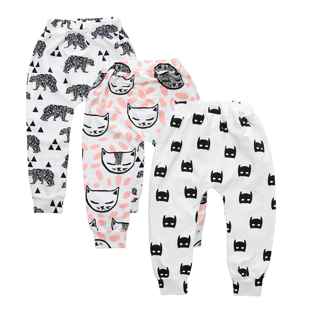 

3 pcs. / Lot Baby Leggings Atutmn Cartoon Character Cotton Bloomers Leggings Kids Baby Boy Girl Baby Clothing Pants Xk-131