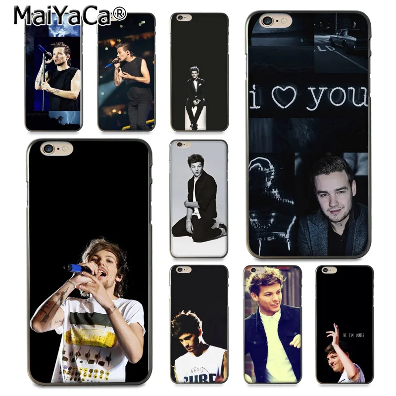 MaiYaCa One Direction 1d Louis Tomlinson High-end Protector soft phone Case for iPhone 8 7 6 6S Plus X 10 5 5S SE 5C Coque Shell