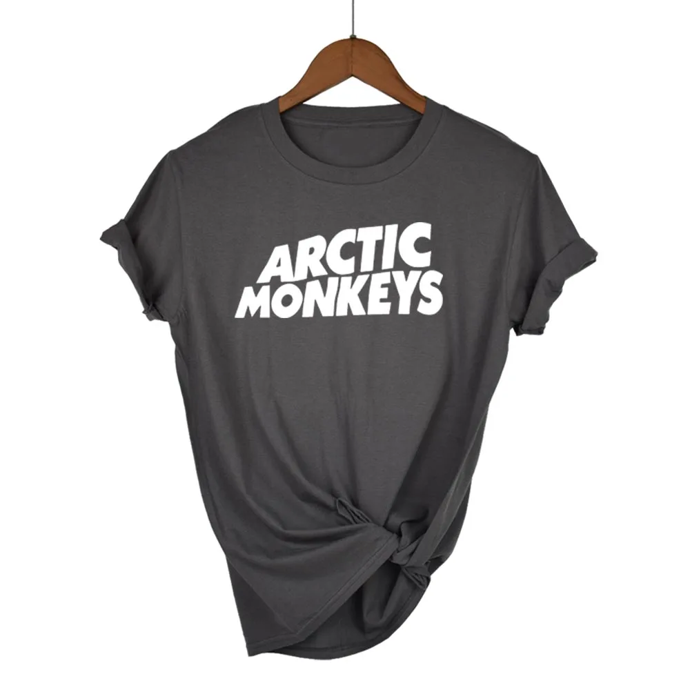 Футболка Arctic Monkeys Sound Wave, рок-группа, концертный альбом, высокая футболка, футболка унисекс, больше размеров и Color-A112 - Цвет: Dark grey white