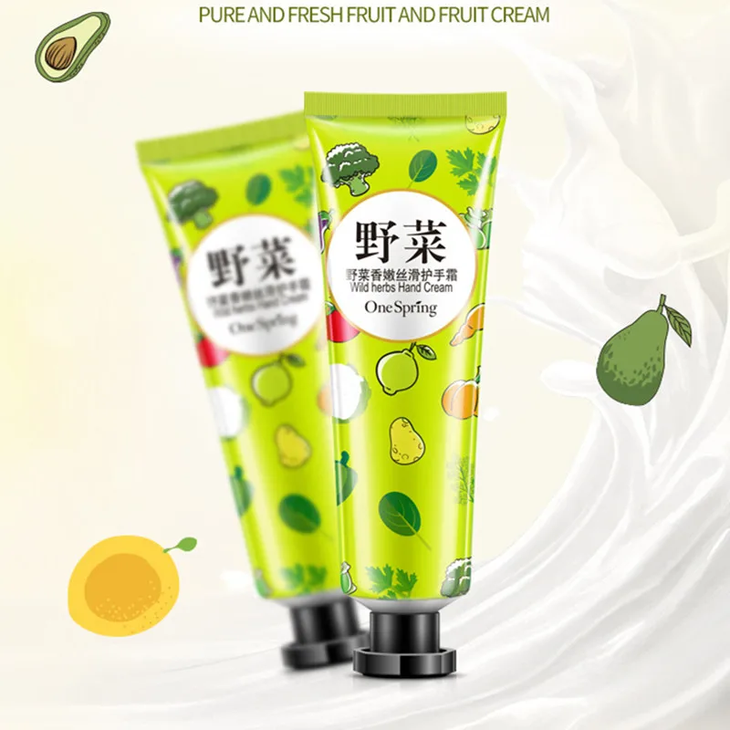 Online 1 Pcs Baru Anti Pecah Pelembab Tanaman Krim Tangan Mini Lucu Lotion Tangan Bergizi Anti Penuaan Pelembab Musim Panas perawatan Tangan