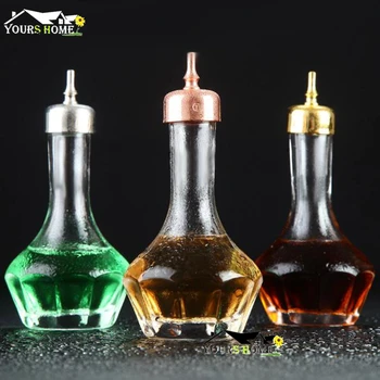 

30ml/50ml Glass Spray Bitter Dropper Bottle Silver/Copper/Gold Barware