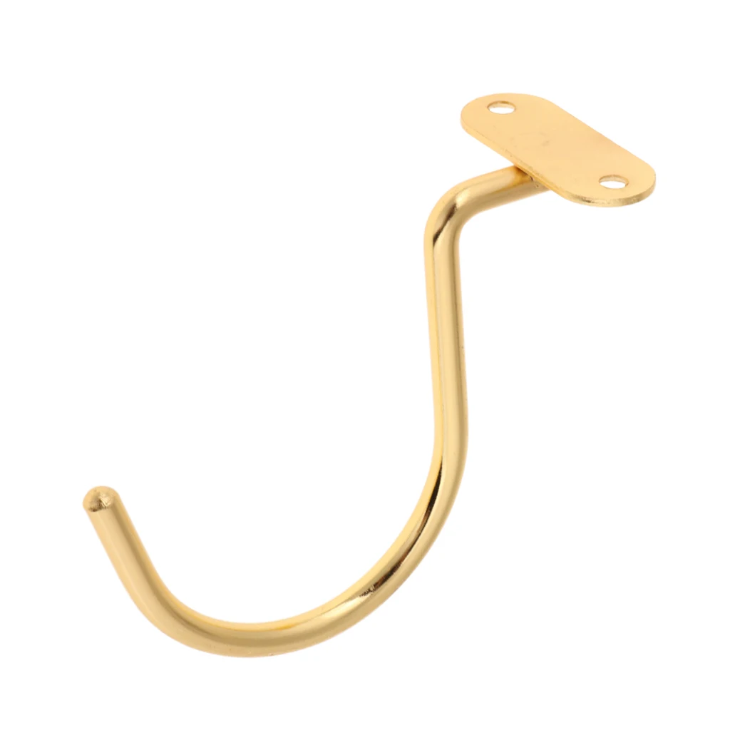 

Small Brass HOOK Hanger With Mounting Screws For Pool Table Bottom Mount Bridge Sitck or Rack Storage