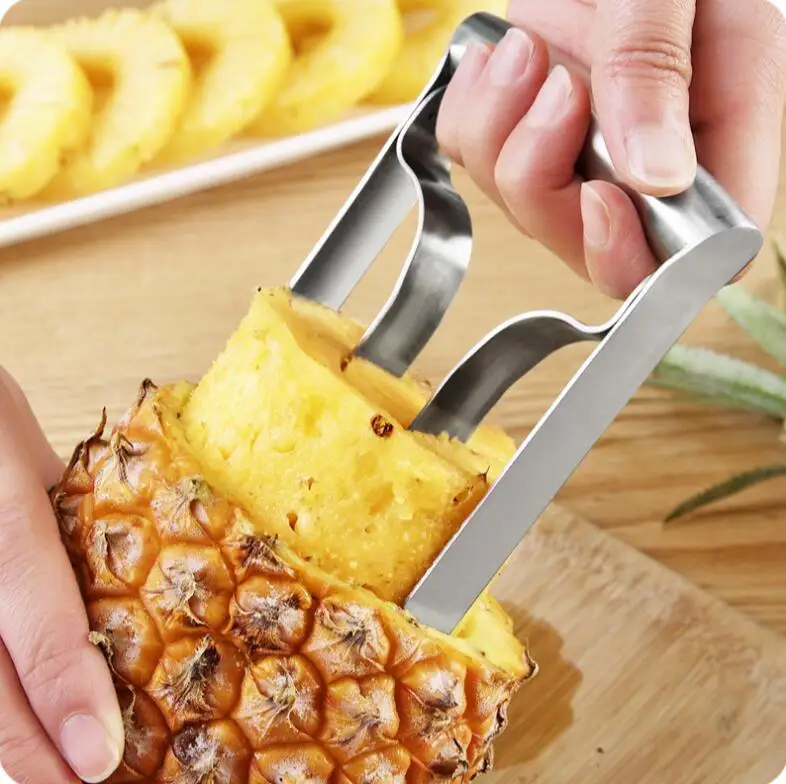 Kitchen Accessories Pineapple Gadgets Stainless Steel Pineapple Slicer
