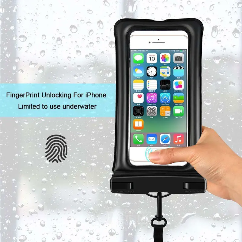 AHHROOU Универсальный Водонепроницаемый Чехол для iPhone X 8 7 6s Plus чехол водонепроницаемый чехол для телефона Coque водонепроницаемый чехол для телефона