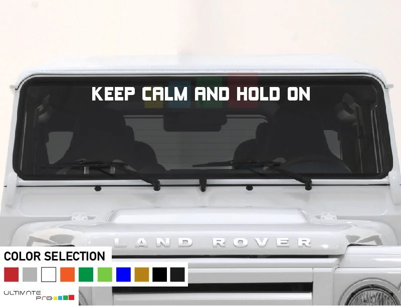 Для наклейки плакат-стикер Forr DEFENDER KEEP CALM и HOLD ON soft top hard Car Styling | Автомобили