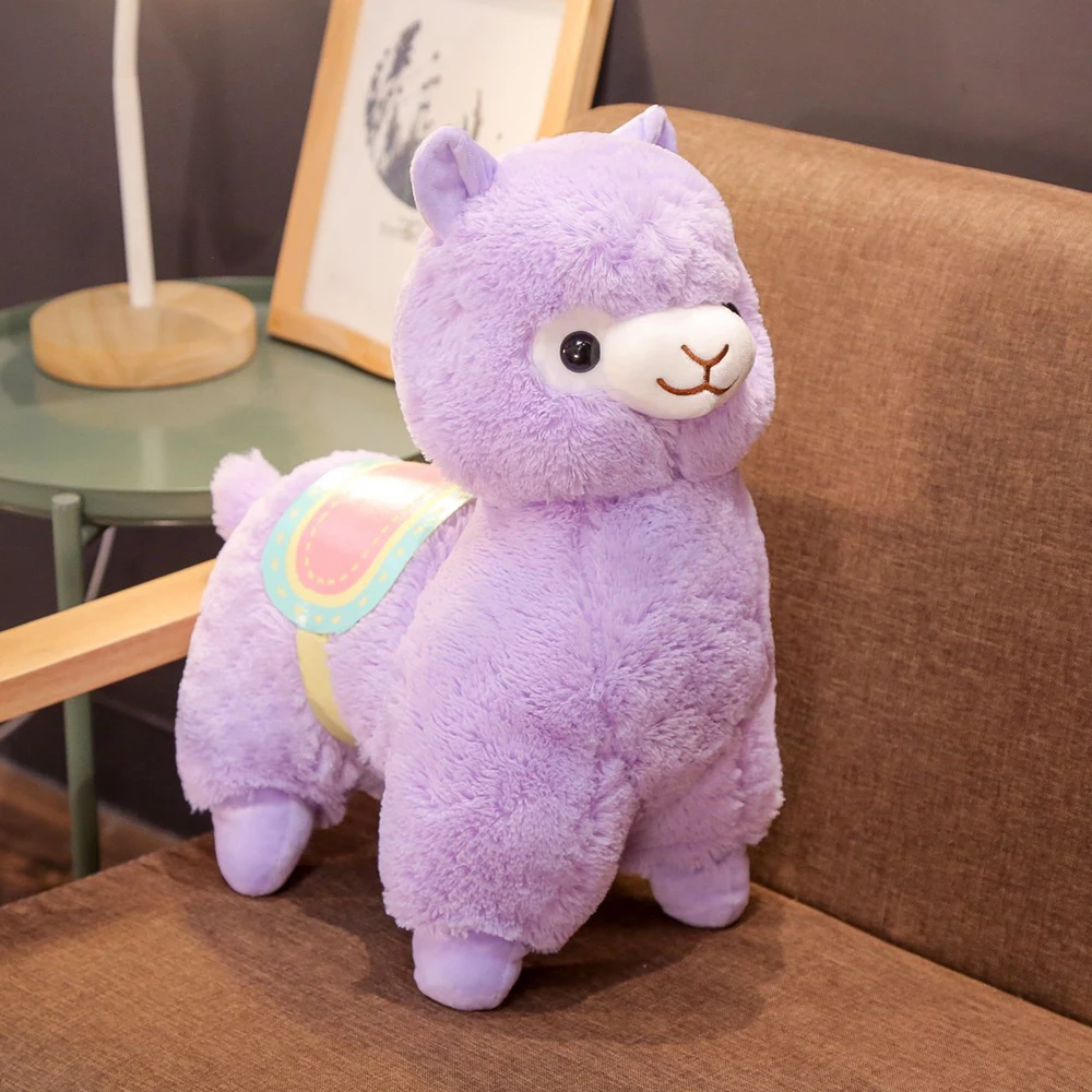 

Cute Alpaca Doll Pillow Grass Mud Horse Children Plush Stuffed Toy Birthday Gift