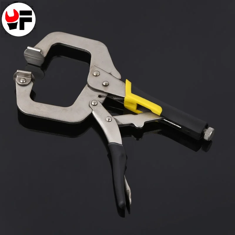 

YOFE 11" C Type Metal Welding Pliers For Metalworking High Carbon Steel Vise Grip Welding Locking Plier Round Wood Tenon Locator